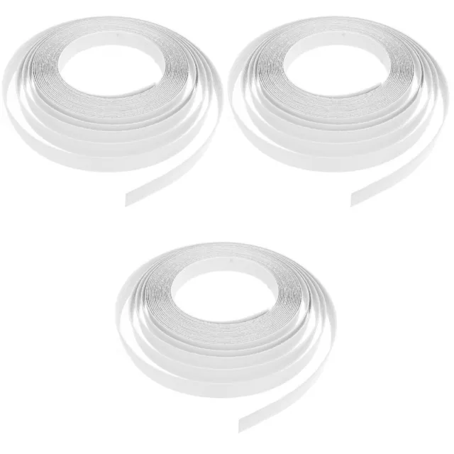 3 unidades de tiras de borde autoadhesivas de PVC cintas adhesivas para armarios muebles