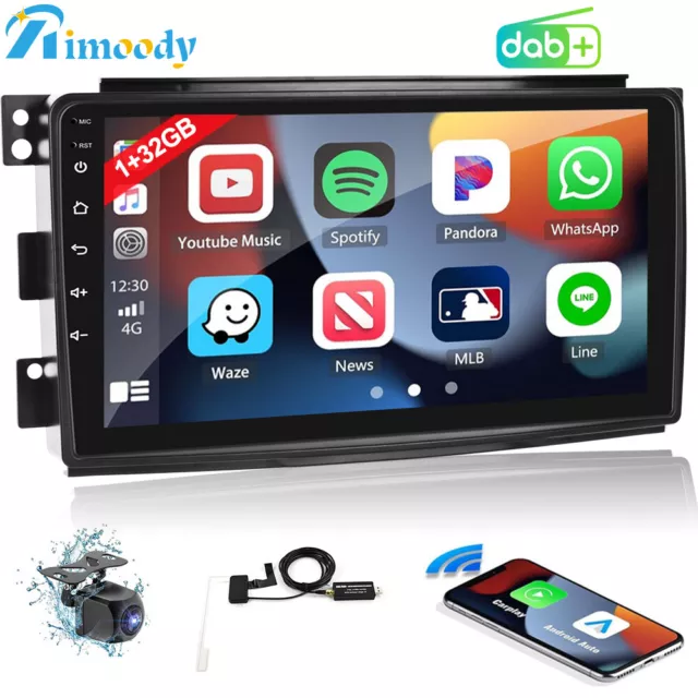 Für Mercedes Benz Smart Fortwo 451 2005-2010 Autoradio Carplay DAB+ GPS NAVI Kam