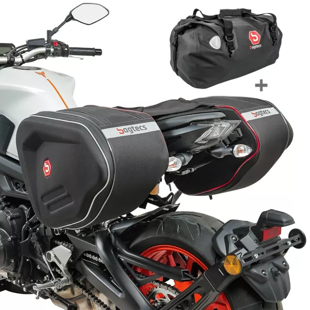 Set Saddlebags + Tail bag for Triumph Street Triple R / RS / Rx RF1X6