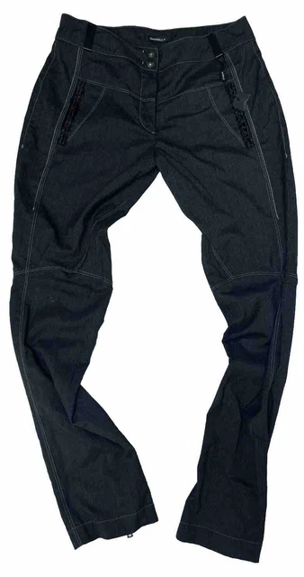 PANTALON ARRONDI TAILLE HAUTE - Noir - Gros denim noir - Femme