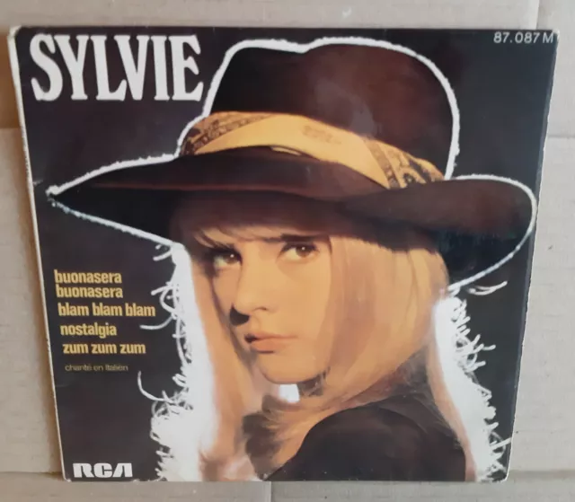 Sylvie VARTAN Rare EP Chante en Italien - 1969 -