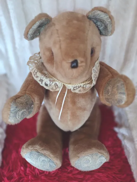 Vintage Madrigal Designs Teddy Bear English Jointed Old Fashioned Traditional 2