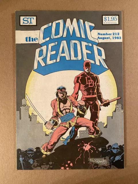 THE COMIC READER #212 (1983) Raw High Grade 1st App BetaRayBill Pre-Thor #337