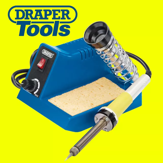 Draper 61478 Soldering Iron Station 40w with Cleaning Sponge