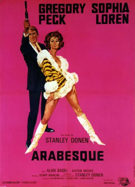 affiche du film ARABESQUE 120x160 cm