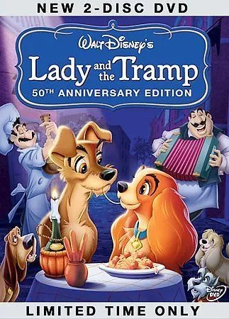 Lady and the Tramp (DVD, 2-Discs, Special Edition, Walt Disney, Barbara Luddy)