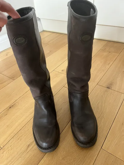 Ladies Le Chameau Brown Boots - UK 6.5