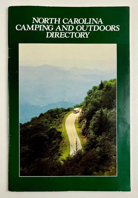 1990s North Carolina Camping Outdoors Directory Vintage Travel Camp Hiking Book