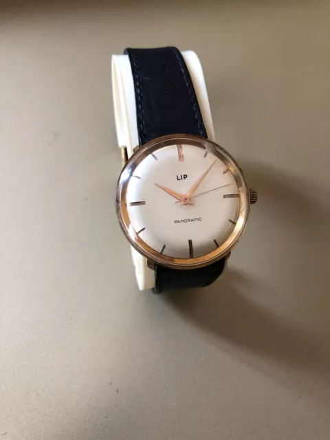 Ancienne montre mécanique Lip Panoramic - années 60, mvt R23