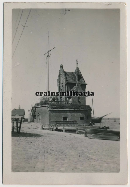 Orig. Foto Nachrichten Funkturm Funker Antenne im Hafen