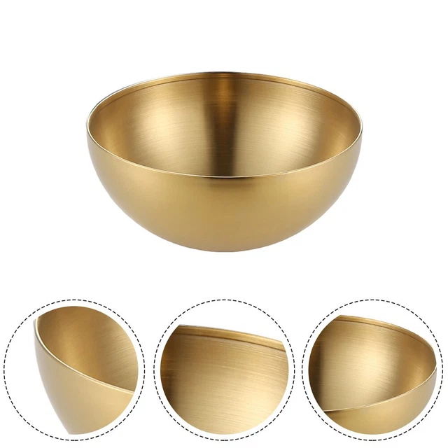 Gran tazón mezclador de acero inoxidable para ensaladas y huevos perfecto para cualquier cocina