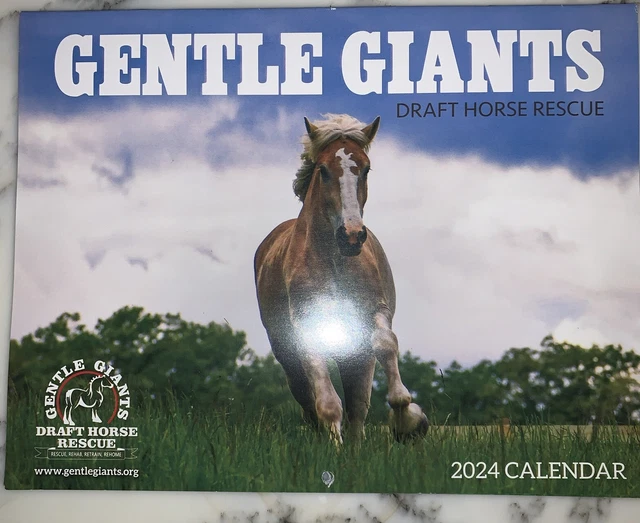 2024 CALENDAR. GENTLE Giants Draft Horse Rescue. 4.99 PicClick