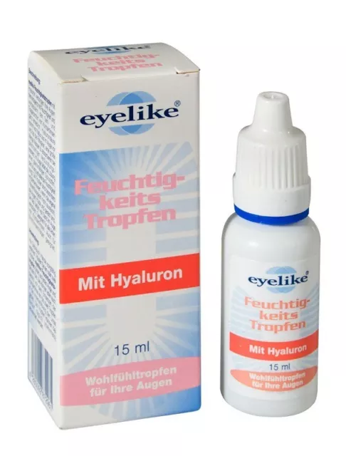 Eyelike Feuchtigkeitstropfen mit Hyaluron 15ml