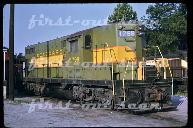 B Original Slide - Seaboard SAL 1799 EMD GP-7 at Starke FL May 1967