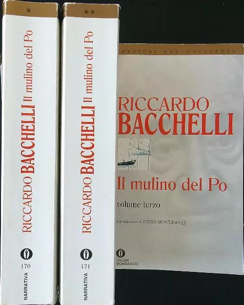 Il Mulino Del Po - 3 Voll. Bacchelli Riccardo Oscar Mondadori 1993