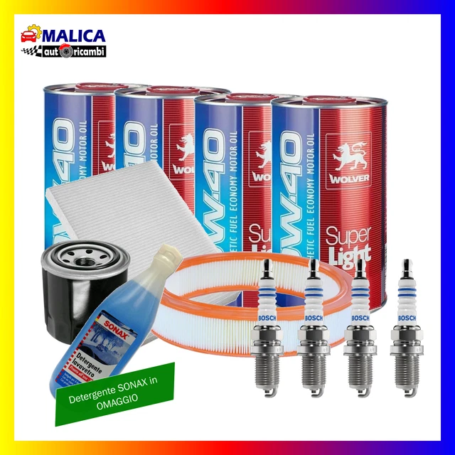 KIT TAGLIANDO COMPATIBILE CON FIAT PUNTO II 2 188 1.2 8v 44kw - Foto 5
