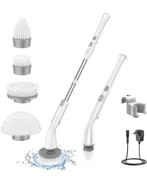 Electric floor scrubber