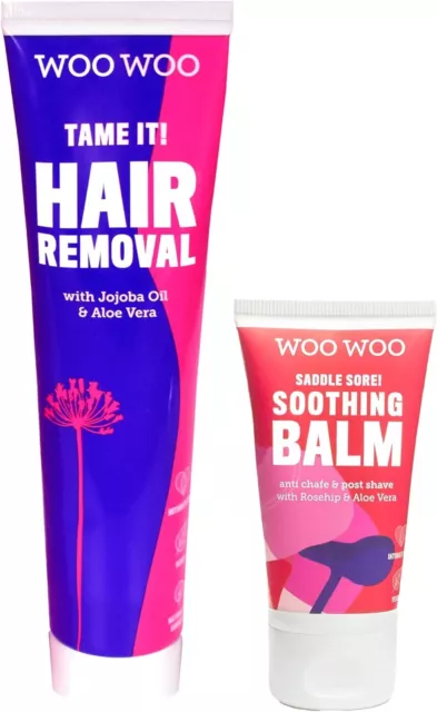 WooWoo Best Sellers Multibuy - Tame It Hair Removal Cream 100ml Jojoba Aloe Vera