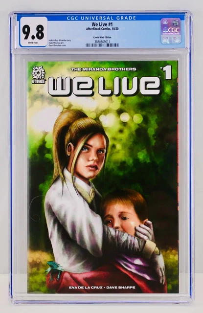 We Live #1 CGC 9.8 Sanchez Variant Cover Comic Mint Aftershock Key Grail NM/MT