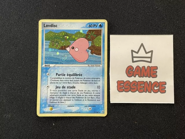 Carte Pokemon LOVDISC 7/100 HOLO Bloc EX Gardiens de Cristal FR