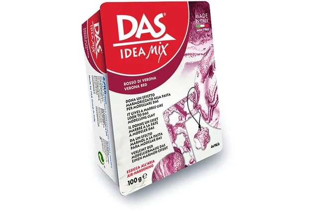Das Idea Mix lufttrocknender mineralischer Ton 100g roter Ocker