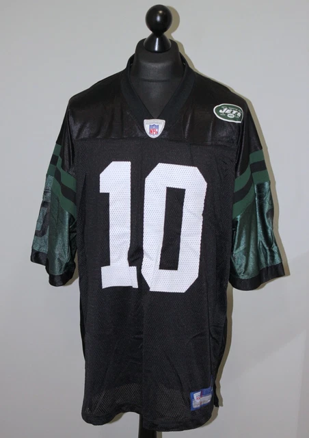 Vintage New York Jets NFL football shirt jersey #10 Pennington Reebok Size XL