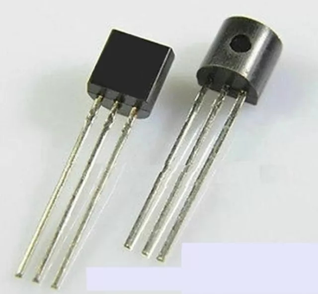 Transistor BC548 ou BC548B polarité NPN TO-92 ( TO92 ) IC original  .C12.6