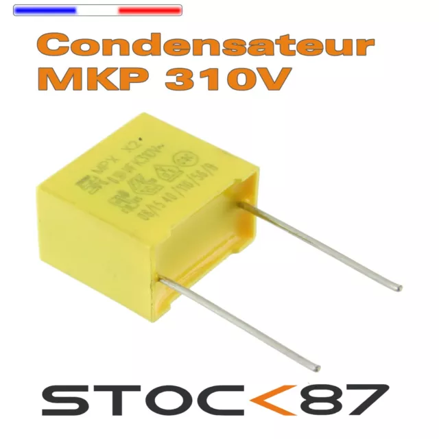 1 à 10 pcs condensateur MKP X2 310V  valeur au choix - capacitor