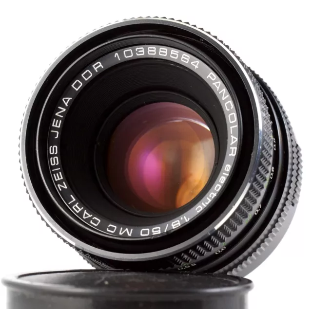 M42 CARL ZEISS JENA Objektiv PANCOLAR electric 1.8/50 MC 50mm F1.8 TOP CONDITION