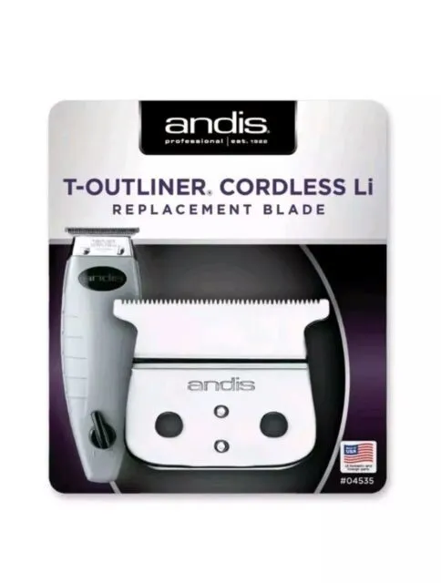 Andis Cordless T-Outliner Li Replacement T-Blade - Carbon Steel (04535)
