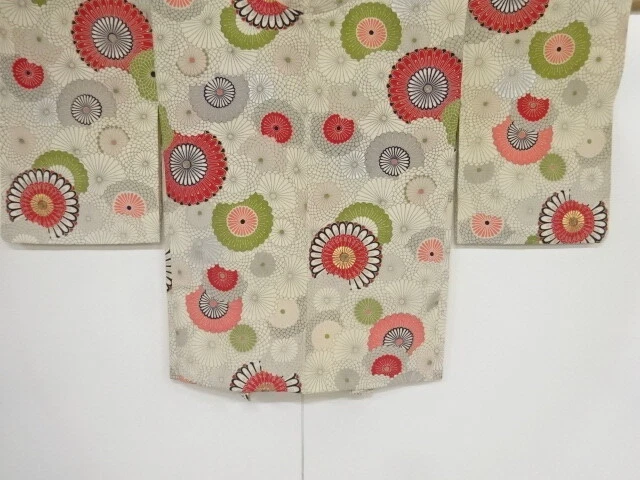 45481# Japanese Kimono / Antique Haori / Kiku