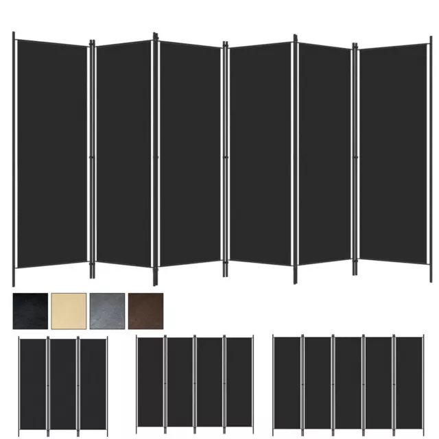 Folding Room Divider Separator Wall Partition Privacy Screen 3/4/5/6-panel Decor