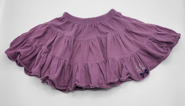Lili Gaufrette Girls’ 100% Cotton Ruffled Skirt Size 4 Years Pre-owned
