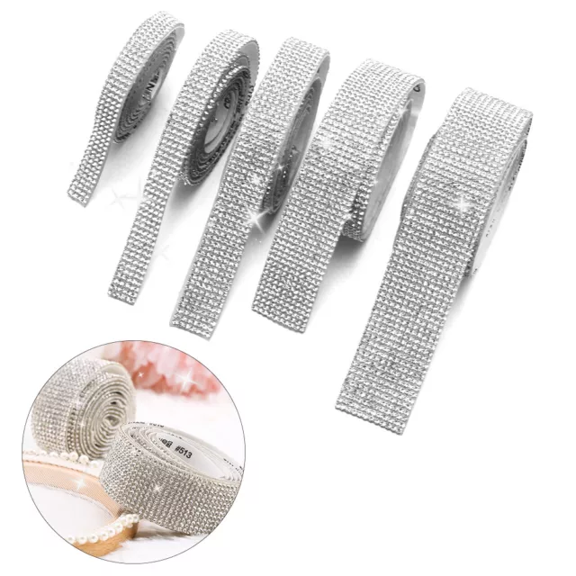 Accessories Self-Adhesive Rhinestone Trim Tape Diamond Ribbon Crystal Sticker