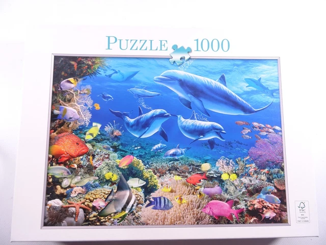 Unterwasserwelt Puzzle Delfine von Innovakids 1000 Teile wie neu (4380)