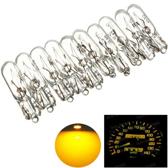 20 x T5 LED Bulbs Car Instrument Gauge Cluster Dash Light Lamp Accessories 12V