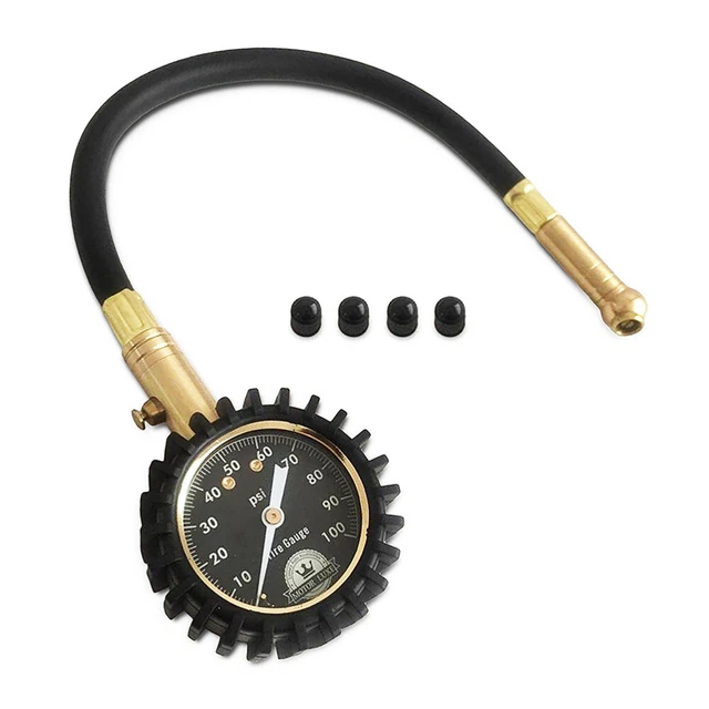 Misuratore Di Pressione Pneumatici Digitale GLEAVI Con Copertura In Gomma – 0-100 PSI