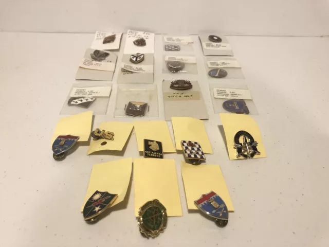 WW2 to Modern Large Lot of Military Pins Set of 20