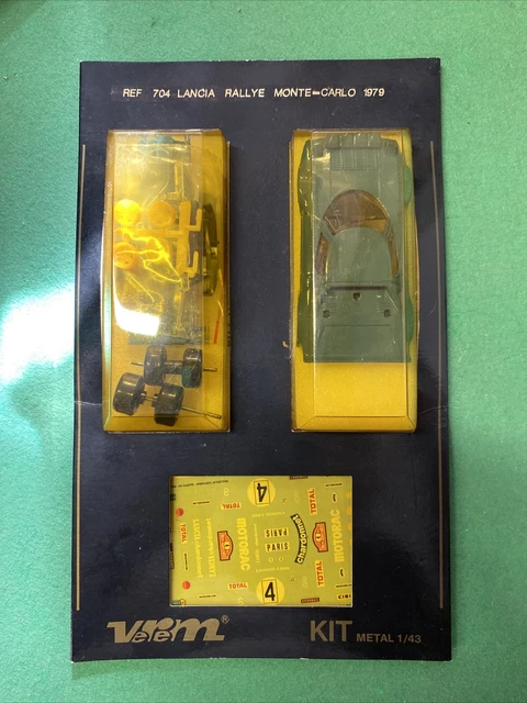 KIT Métal VEREM 1/43 ref. 704 LANCIA Stratos rallye Monte-Carlo 1979 B.Darniche