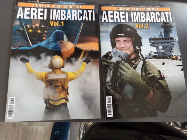 I Grandi Aerei Moderni " Aerei Imbarcati" Vol. 1+ Vol.2