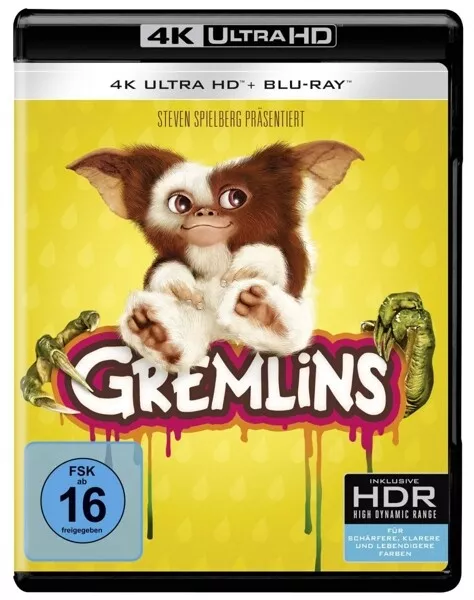 Gremlins 1: Kleine Monster - Zach Galligan,Phoebe Cates, 2 Ultra Hd Blu-Ray Neuf