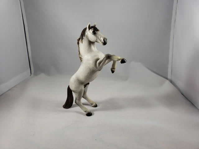 Schleich Rearing Smokey Gray Black Mustang Stallion 2006 Good Condition