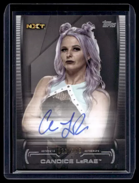 Candice LeRae WWE WWF /199 Auto 2021 Panini Undisputed NXT Autograph