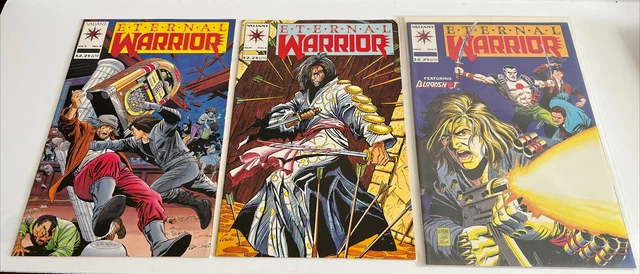 Eternal Warrior #3 4 5 Valiant Pre Unity Rare Set 1St Bloodshot