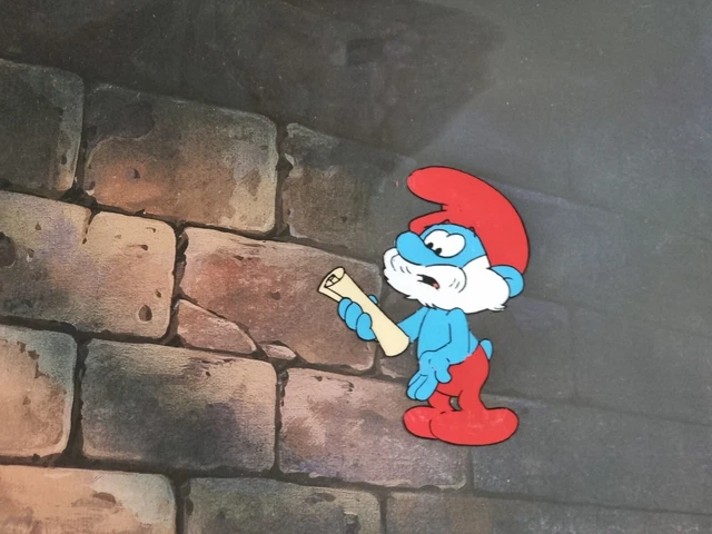 HANNA BARBERA ORIGINAL 1980s Vintage TV SMURFS Animation Art Production ...