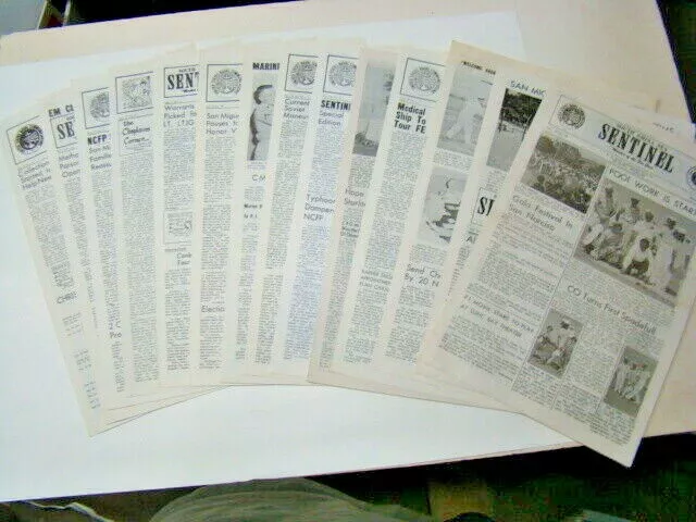 1960 (14) South China Sea Sentinel US Navy Newspapers Vietnam War Era Pin-ups