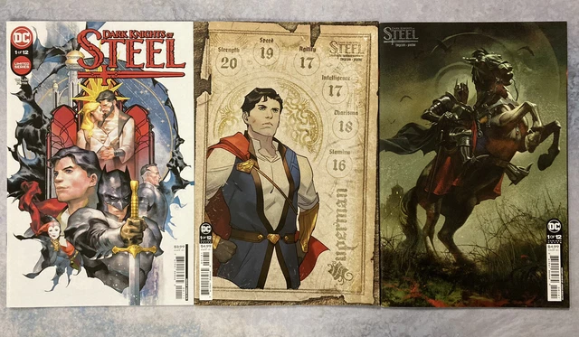 Dark Knights Of Steel #1 Variant Set Of 3 1:25 Putri Middleton Dc Comic Book Ba
