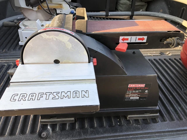 Craftsman belt shop disc sander 21536