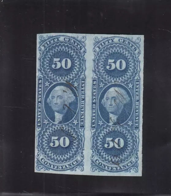 50c Conveyance, Sc #R54a, Pair, Used (39427)