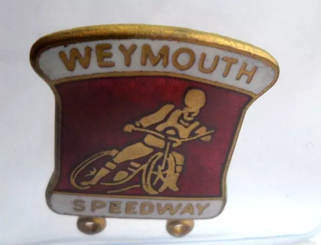 Weymouth Speedway Wizards Enamel Pin Tie Badge 1970's Rare Motorsport Gift Item 2